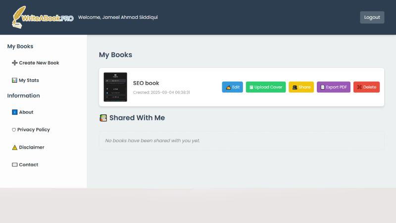 WriteABook – Online Book Writing & Publishing Tool
